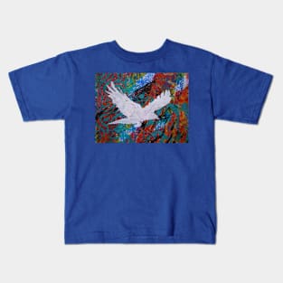 Flying Free Abstract Section 3 Kids T-Shirt